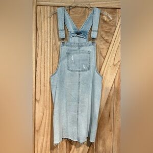 Jean overall dress